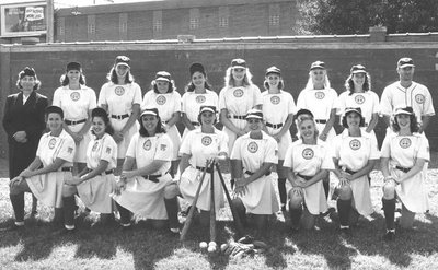 A women's baseball team is started