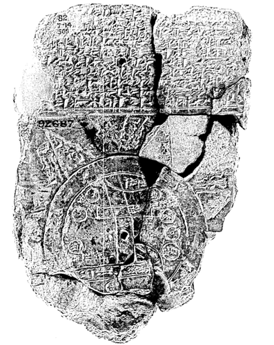Babylonian Map of the World - circa 600 BCE
