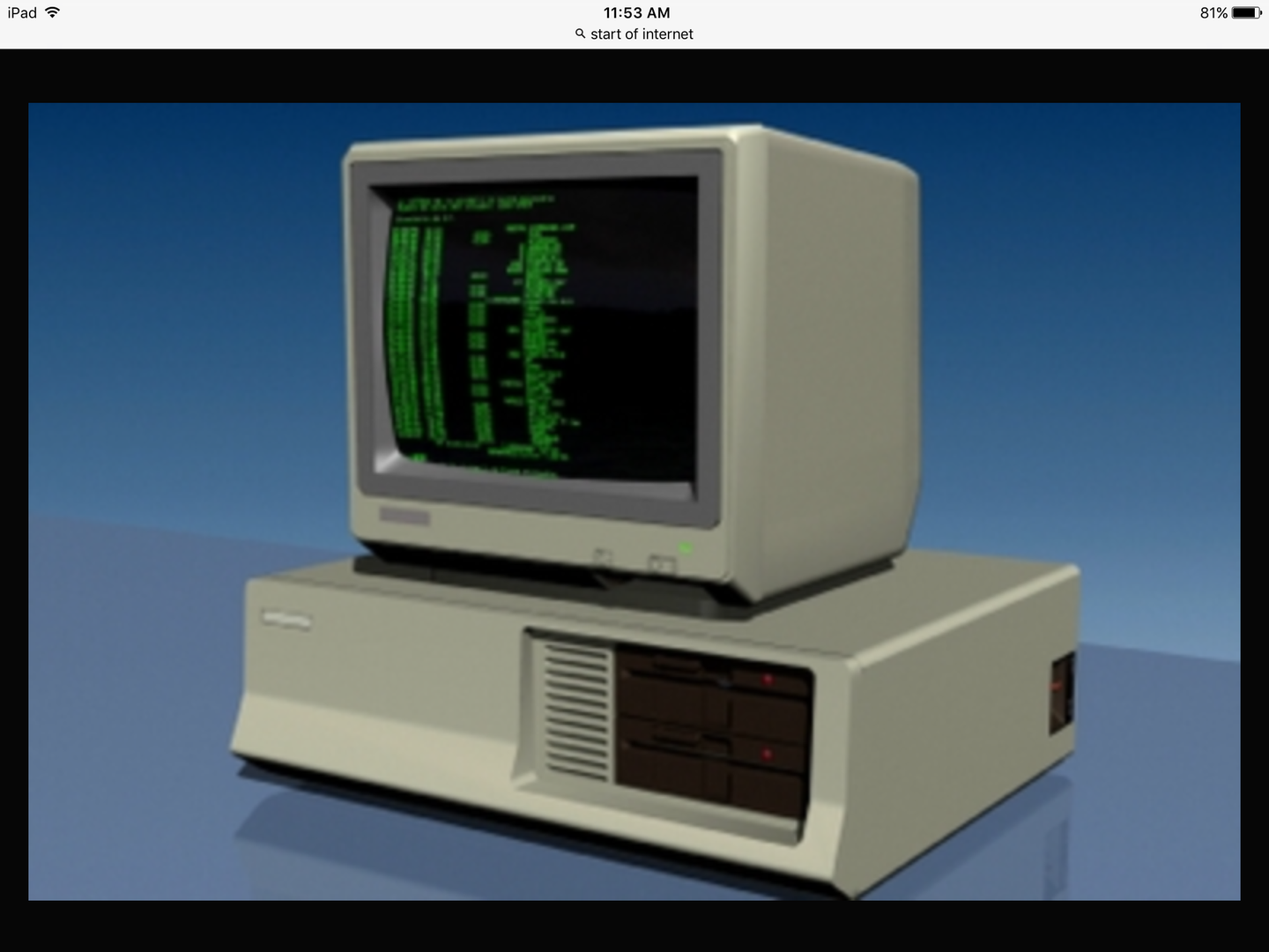 Very Rudimentary Technology Computer Share