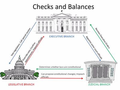 what can the judicial branch do to the executive branch