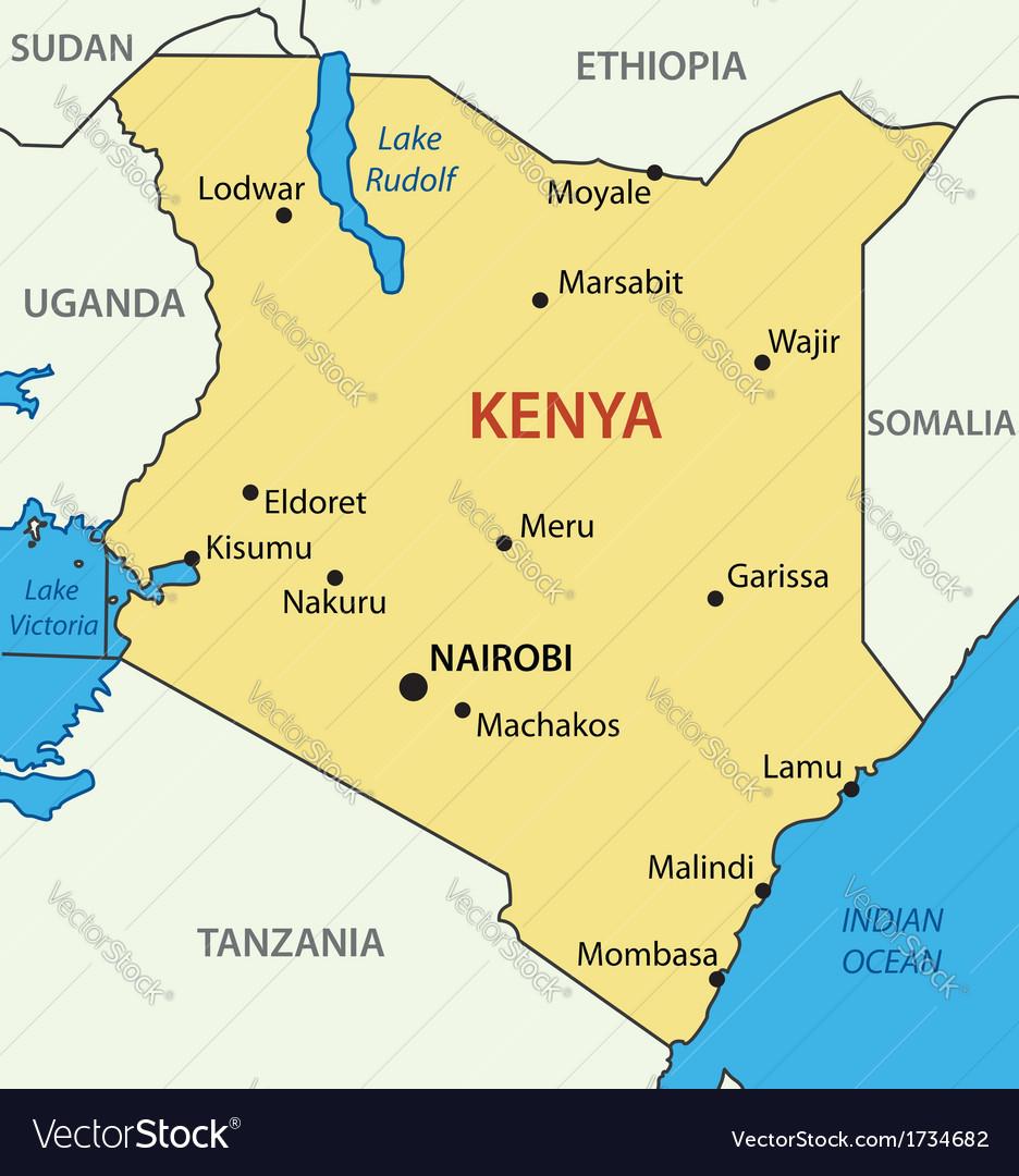 Map of Kenya