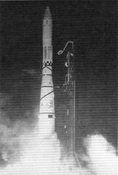 Thor-Agena rocket taking off. http://www.spacenet.on.ca/data/pages ...