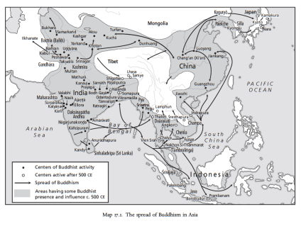 How did buddhism influence chinese government image