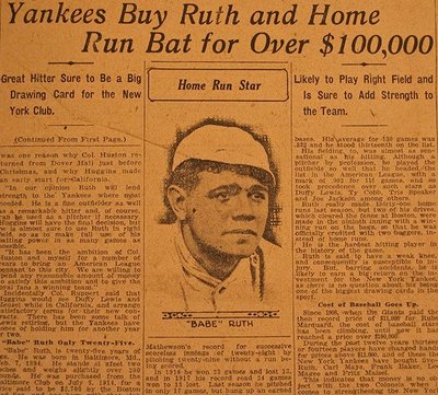 Becoming Babe Ruth – Primary Source Pairings