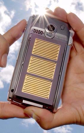 2008 First cellphone with solar energy.