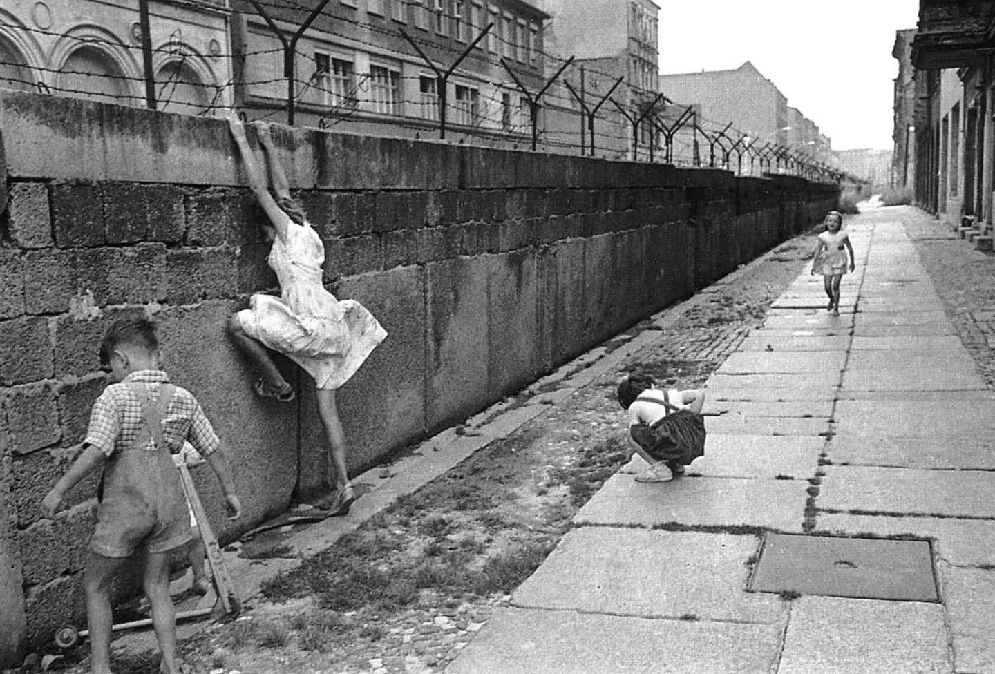 People would cross over using means such as hot air balloons, crawling ...