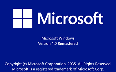 Windows 1.0 1985 Windows 1.0was the front end of ms-dos, it could ...