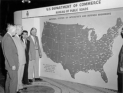In 1953 president Eisenhower authorized the funding for the interstate