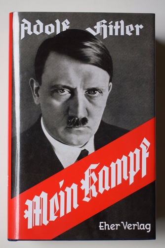 This is Hitler's book Mein Kampf and the person at the bottom right is ...