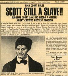 what was a result of the dred scott decision