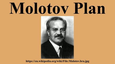 Molotov Plan January 1947