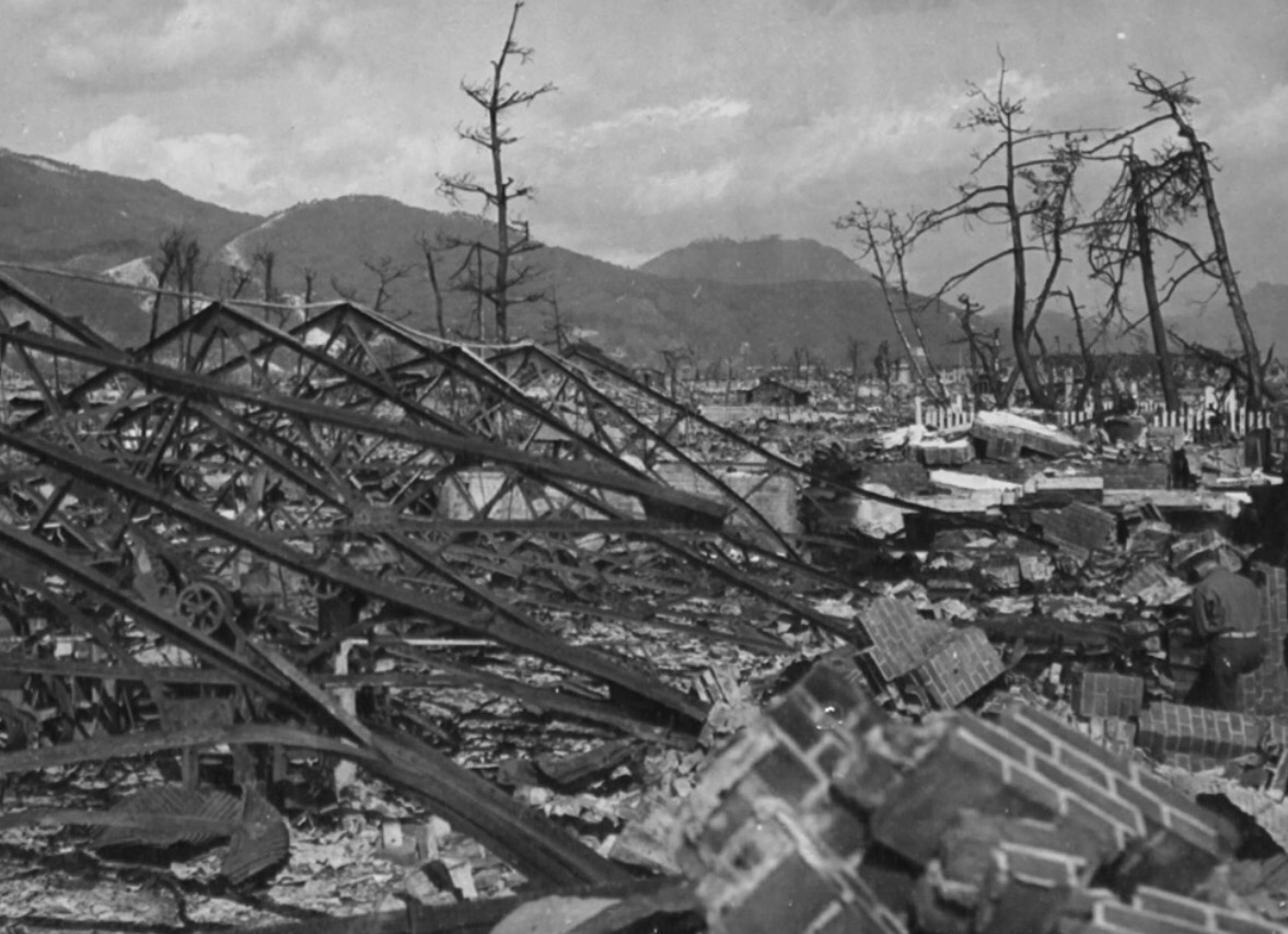 Нагасаки после ядерного взрыва. Взрыв Хиросима и Нагасаки.