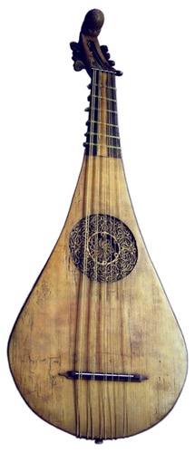This musical instrument is called gittern.