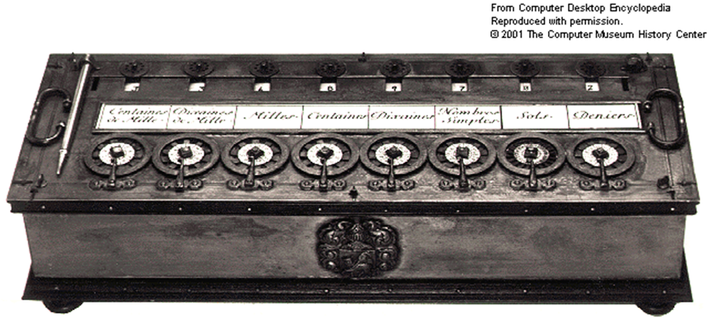 Паскаля 17. Паскалина Блеза Паскаля. Арифмометр Блеза Паскаля. Блез Паскаль вычислительная машина. Суммирующая машина Блеза Паскаля.
