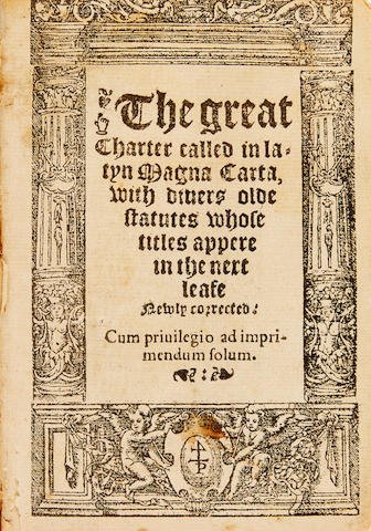 King John signs the Magna Carta ("Great Charter"), a critical document ...