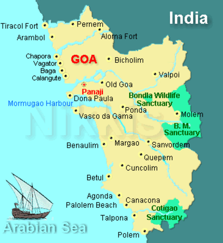 Goa Map Rashol 1510