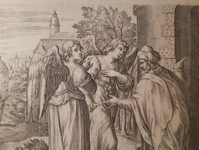 Lot and the two angels.