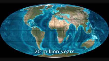 Neogene Map Australopithecus appears (Lucy). Beginning of the Neogene period ...