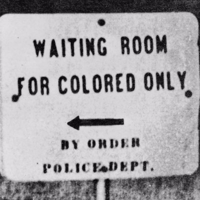 Signs seen before the Civil Rights Act