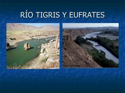 Resultado de imagen para rio tigris y eufrates