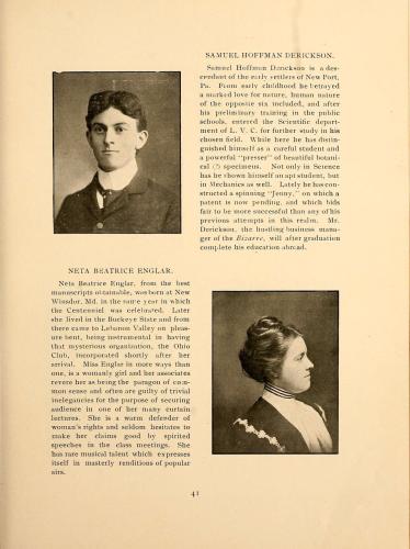 Sam Derickson 1902: Samuel H. Derickson graduates. He would go on to be a beloved ...