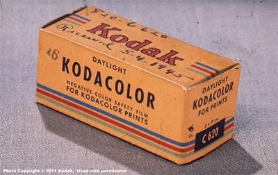 In 1935, Eastman Kodak markets the Kodachrome film