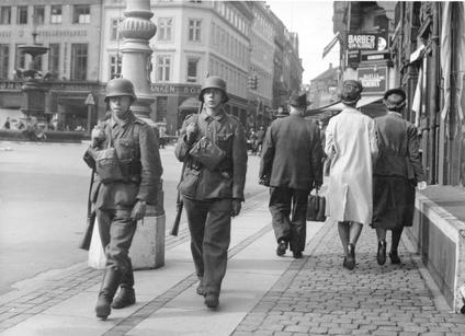 german copenhagen denmark ww2 nazi occupation soldiers 1943 streets occupied war invasion under danish troops 1945 street germans 1940s liberation