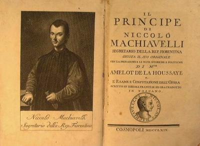 Comparing Machiavellis The Prince And The Catholic Church