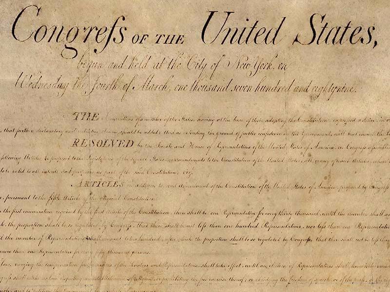 On December 1791 the United states ratified 10 amendments formally ...