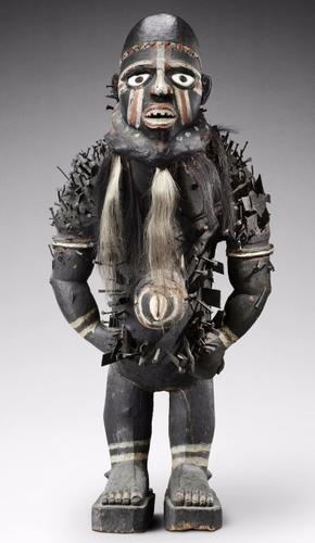Kindoki Power Figure (Nkisi N’Kondi: Mangaaka) Kongo peoples; Yombe group ...