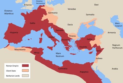 This Image Show The Extent Of The Roman Empire In 117 CE