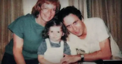 Ted Bundy and Carol Boone with their daughter, Rosa