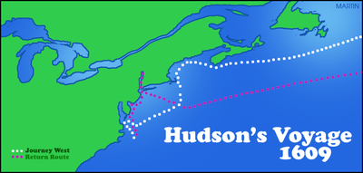 henry hudson hudson river voyage