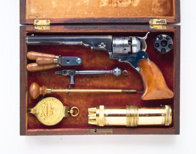 Original Colt Revolver In Case.