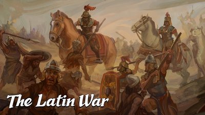 The Latin war, 340 BC