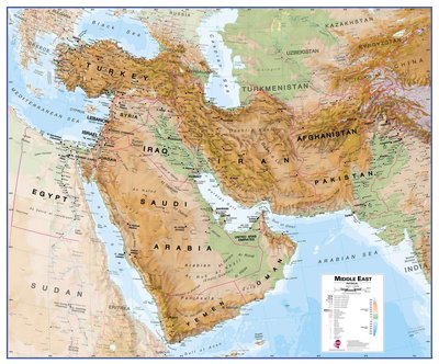 middle east countries seterra