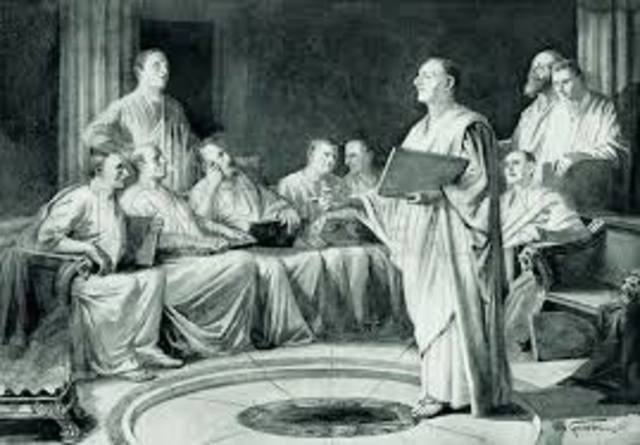 450 bce// the Horatio laws were accepted the trial assemblies in Rome