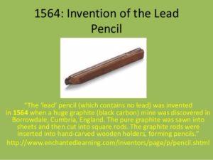 pencil was invented by