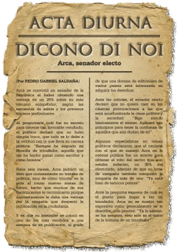 Stone Paper Rome ACTA DIURNA