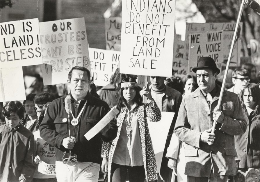 Native American land rights activism