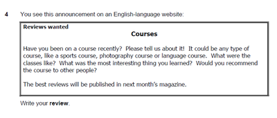 Fce Review Writing Share