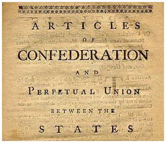 1781 - Articles of Confederation Ratified