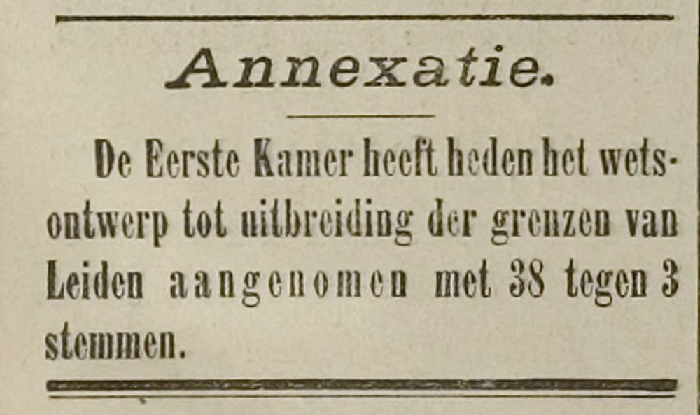 Bron: Leidsch Dagblad, 11 juli 1896