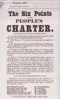 1837. Se Redacta La "Carta Del Pueblo" Que Estableció La Base De La ...