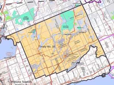 Williams Treaties Treaty No. 20 area