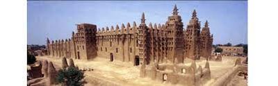 This shows one of the castle that was in the kingdom of Songhai.