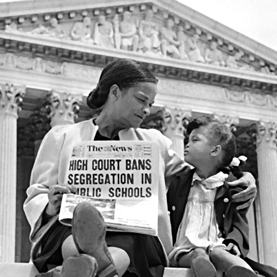 This Supreme Court case ended segregation in schools in 1954. However ...