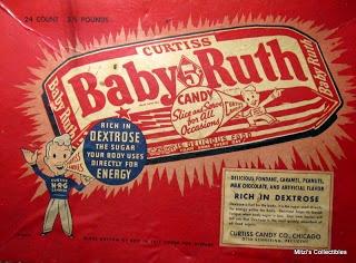 Babe Ruth Candy bars were a movie goer favorite during the 1940's ...