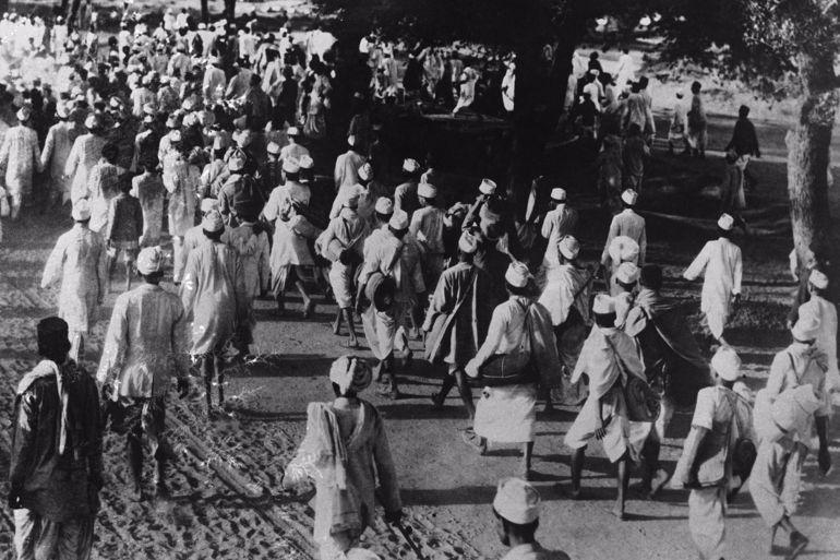 Mohandas Gandhi's Salt March