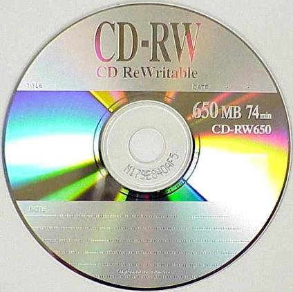 1997- Compact Disk-Rewritable is released. Disk used for data storage
